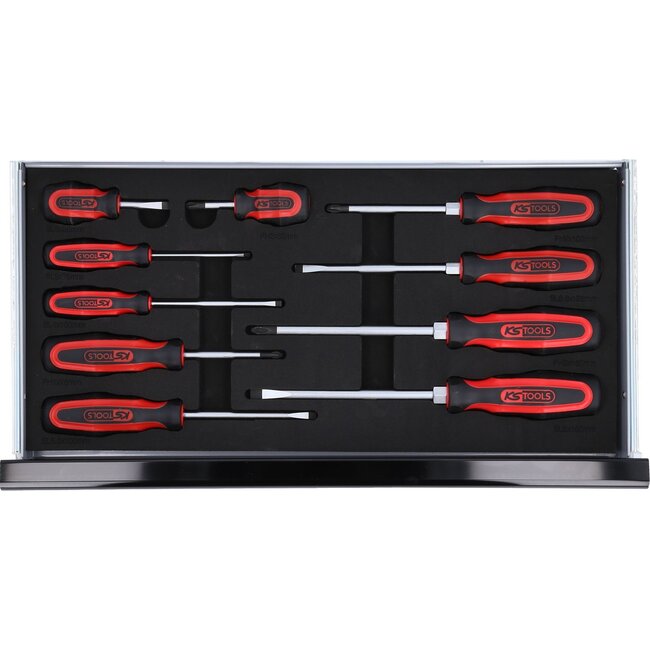 KS Tools 1/4"+1/2" CHROMEplus Universele-gereedschapset - 99 - delig GEAR - 918.0100