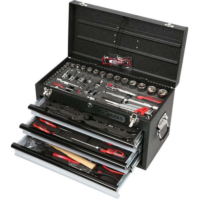 KS Tools 1/4"+1/2" CHROMEplus Universal tool set, 99 pcs - 918.0200