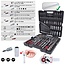 KS Tools 1/4"+3/8"+1/2" CHROMEplus Coffret de douilles, 216 pièces – 918.0216"