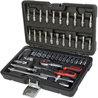 KS Tools 1/4" CHROMEplus Coffret de douilles, 48 pcs