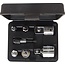 KS Tools 1/4"+3/8"+1/2"+3/4" CHROMEplus Verloop-adapterset - 7 - delig - 918.0707