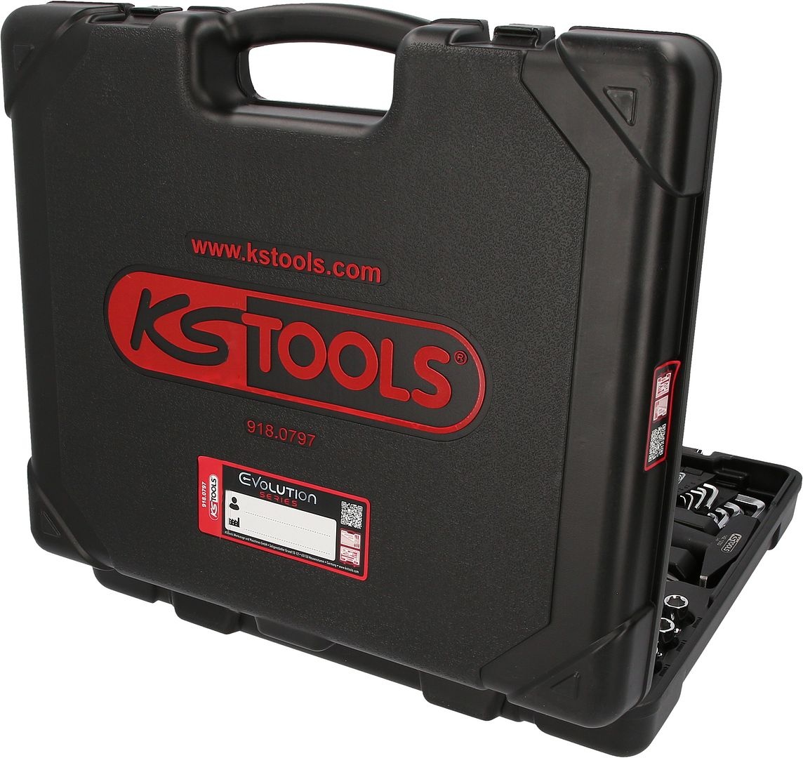 KS Tools 1/4"+1/2" CHROME universele gereedschapset - 97 - delig - 918.0797, foto 4 van 6