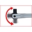 KS Tools 1/2" CHROMEplus Wringijzer met kniegewricht - 378mm - 918.1291