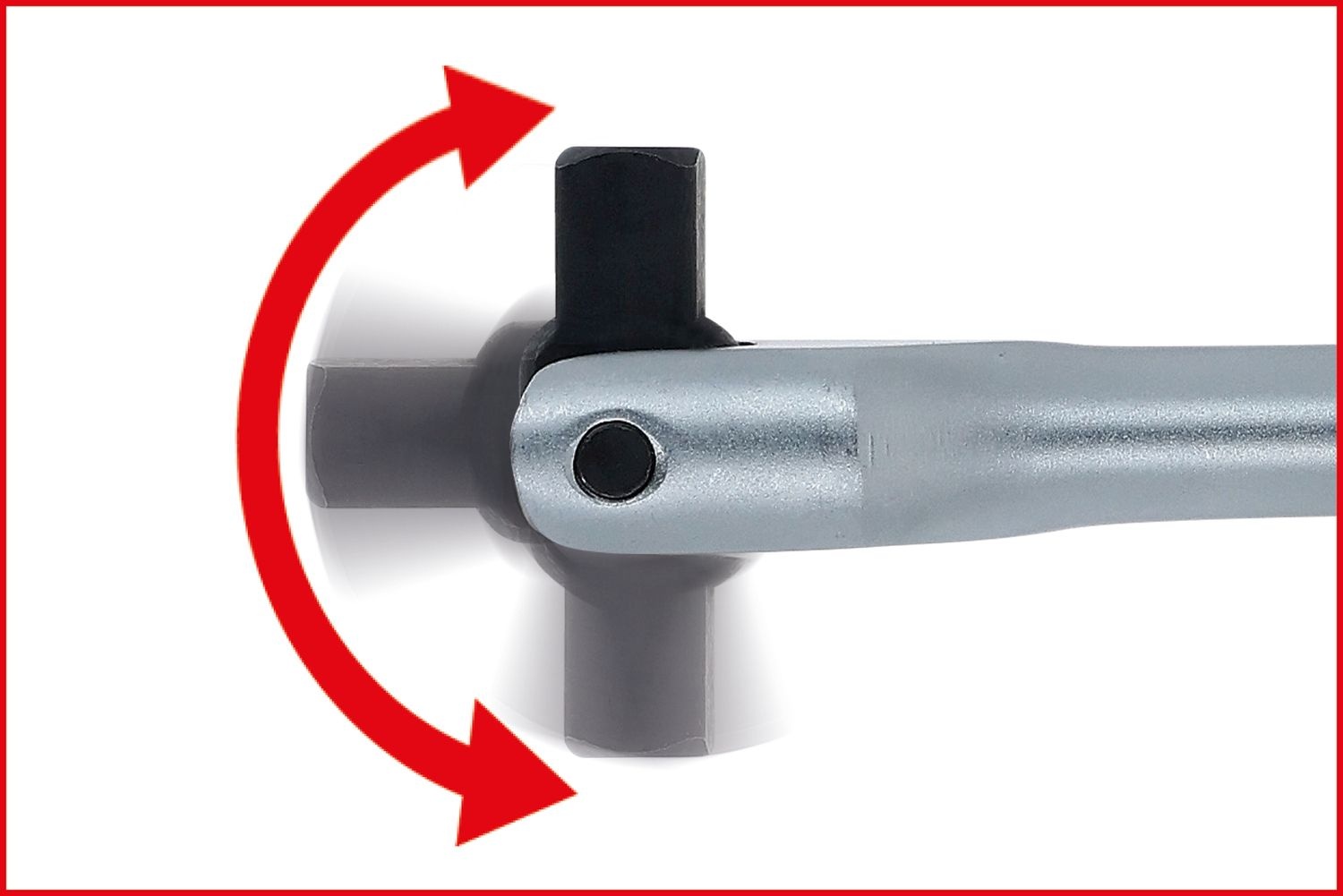 KS Tools 1/2" CHROMEplus Wringijzer met kniegewricht - 378mm - 918.1291, foto 4 van 5