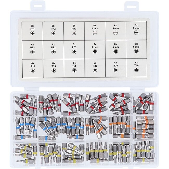 KS Tools Assortiment d’embouts TORSIONpower, 108 pcs – 918.3108