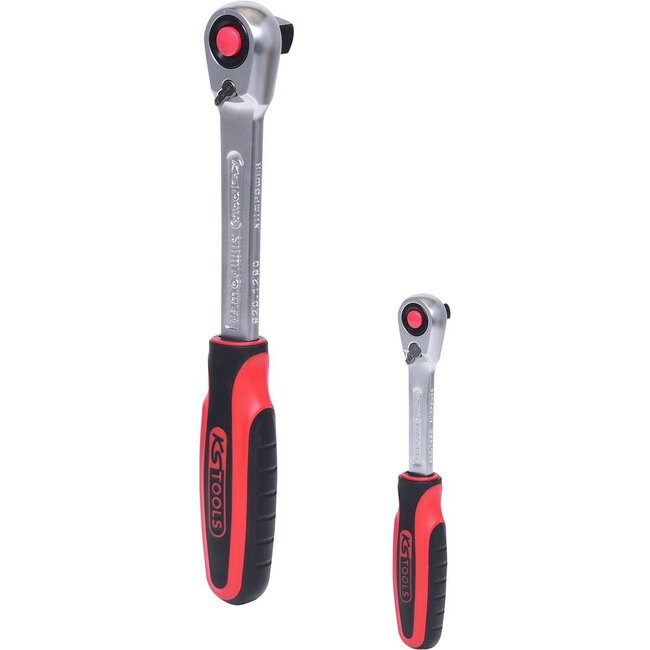 KS Tools SlimPOWER Umschaltknarren-Satz, 2-tlg 1/4"+1/2" - 920.0002
