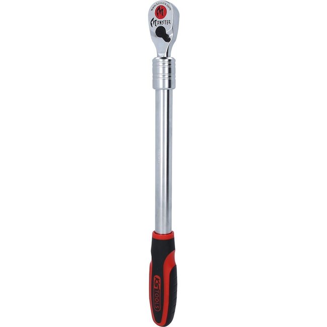 KS Tools 1/2" Monster Omschakelbare ratel met telescooparm - 100 tanden - 935.1285