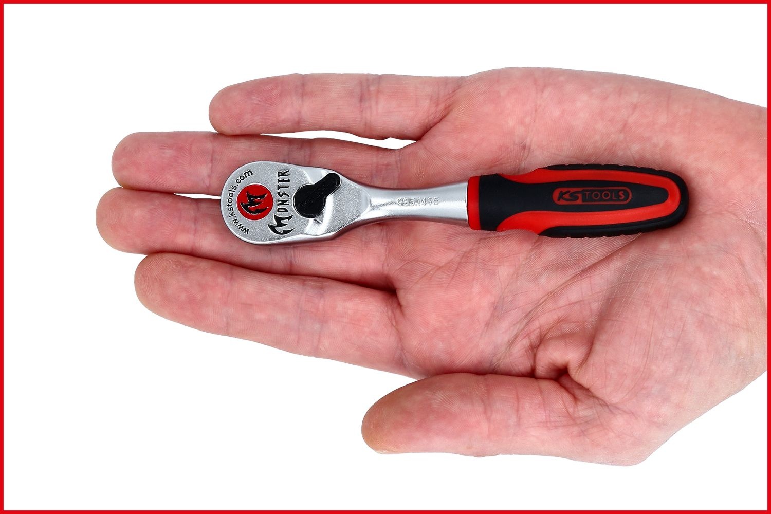 KS Tools 1/4" Monster Omschakelbare ratel - 80 tanden - 935.1490, foto 4 van 6