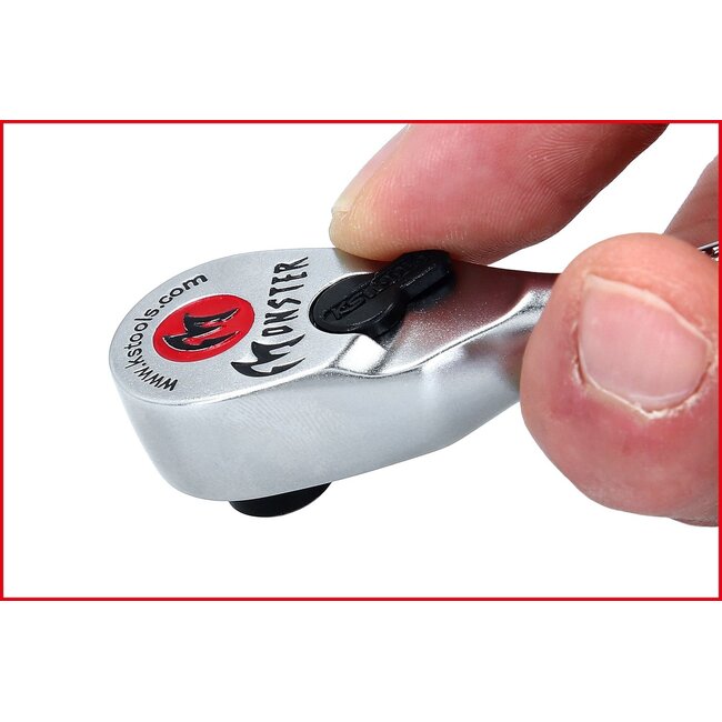 KS Tools 1/4" Cliquet réversible porte-embouts Monster, 72 dents, 125mm - 935.1495