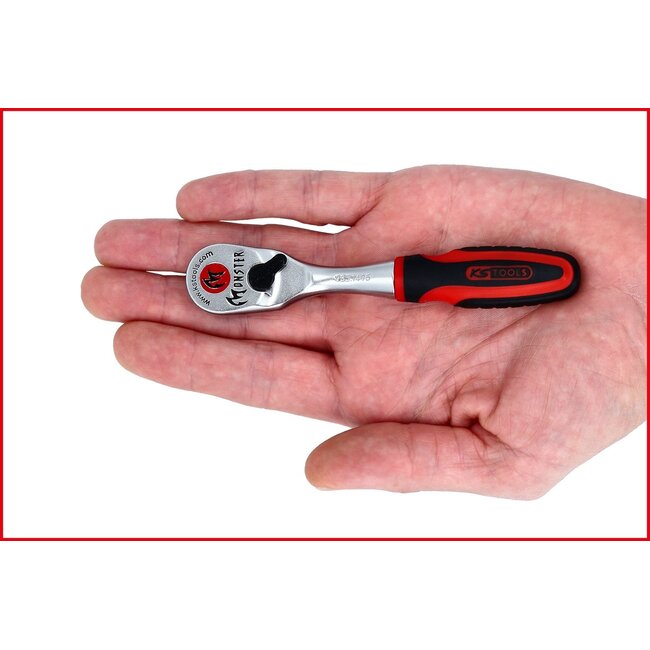 KS Tools 1/4" Monster Bit-Umschaltknarre, 125mm - 935.1495