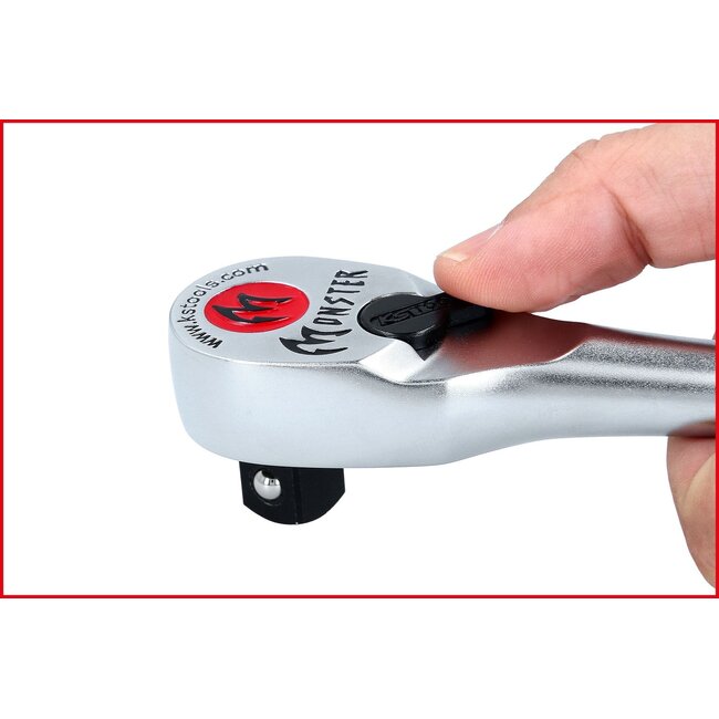 KS Tools Reversible ratchet, 3/8" Monster, 96 teeth - 935.3890
