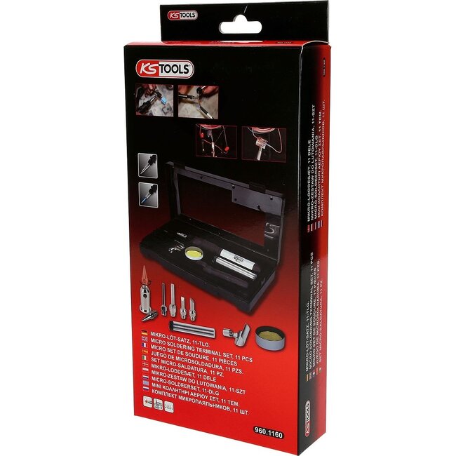 KS Tools Micro-soldeerset - 11 - delig - 960.1160