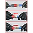 KS Tools 3-in-1 universele persluchtveiligheidskoppeling - 9 mm met slangtule - 999.9101