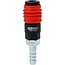 KS Tools 3-in-1 universele persluchtveiligheidskoppeling - 11 mm met slangtule - 999.9102