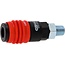 KS Tools 3-in-1 universele persluchtveiligheidskoppeling met 1/4" buitendraad - 999.9104