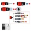 KS Tools 3-in-1 universele persluchtveiligheidskoppeling met 1/4" buitendraad - 999.9104