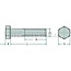 GRANIT Hexagon head bolt M8x45 DIN 931 - 100 pcs.