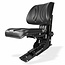 METARO Mechanisch gefederter Traktorsitz PVC klappbar – für geneigte Montage