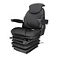 METARO Air-suspended tractor seat with fabric upholstery and armrests