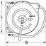 KS Tools Automatic air hose reel, Ø 10 mm x 15 m - 515.3440