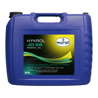 Eurol Hykrol JD 68 hydraulic and transmission oil (UTTO) - 20L