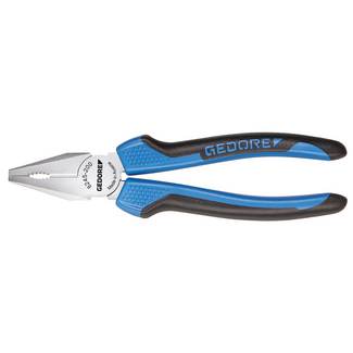 Gedore Combination pliers Euro model 180 mm 2C handle