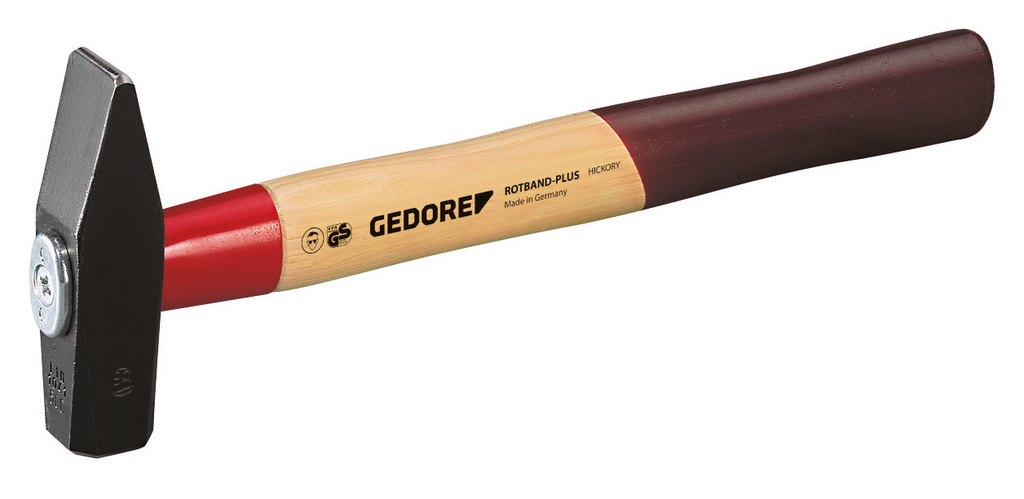 Gedore Bankhamer 500 g ROTBAND-PLUS, gesmede kop DIN 1041, hickory steel DIN 5111, lengte 320 mm - 600 H-500