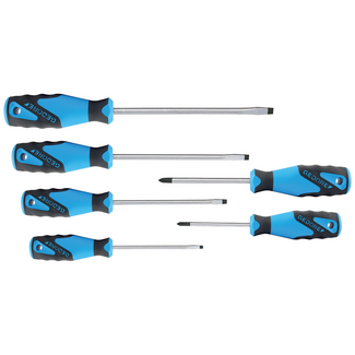 Gedore Schroevendraaierset 6-delig SL 4-8 / PH 1-2 Power-Grip