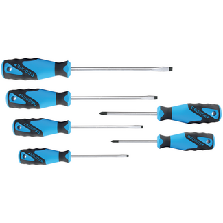 Gedore Schraubendreher-Satz 6-teilig SL 4-8 / PZ 1-2 Power-Grip