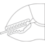 Gedore Griptang 10" / 230 mm, spanwijdte 32 mm, stelschroef en ontgrendelingshendel, vanadiumstaal, vernikkeld - 137 10