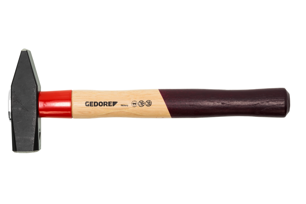 Gedore Bankhamer 800 g ROTBAND-PLUS, gesmede kop DIN 1041, hickory steel DIN 5111, lengte 355 mm - 600 H-800