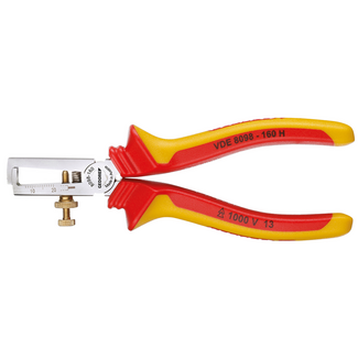 Gedore VDE Stripping pliers with VDE insulating sleeves