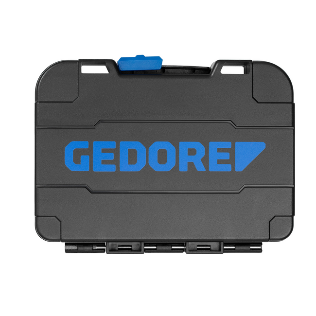 Gedore Torsiebitset 1/4" 32-delig, PH, PZ, TX en zeskant in 25, 50 en 70 mm, met bithouder, in kunststof koffer - 666-032