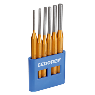 Gedore Pin punch set 6 pcs in plastic holder