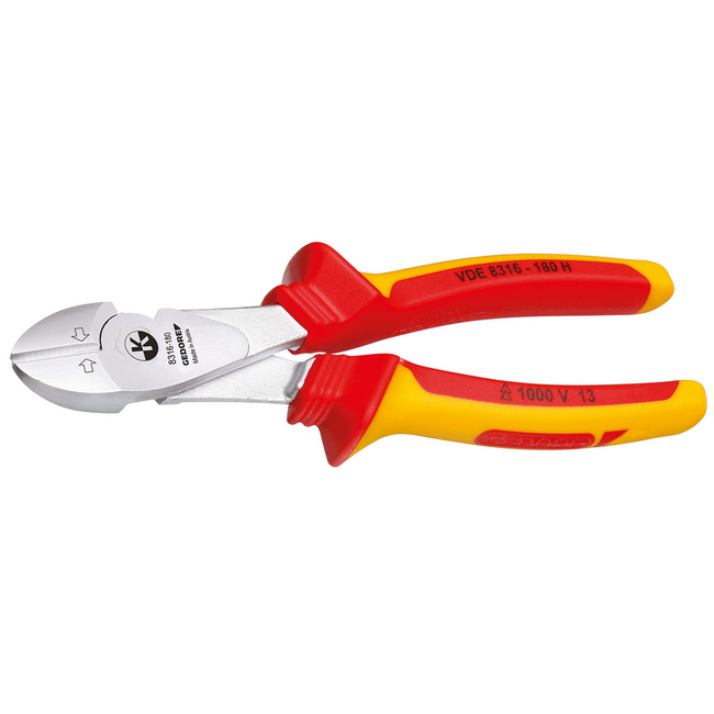 Gedore VDE-Kraft-Seitenschneider mit Hüllenisolierung
