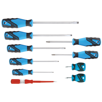 Gedore Schroevendraaierset 10-delig SL 3-8 / PH 1-2 Power-Grip