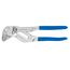 Gedore Plier wrench 7" / 185 mm, smooth parallel jaws, 42 mm capacity, DIN ISO 5743, chrome-plated, dipped handles - 183 7 TC