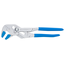 Gedore Plier wrench 10" / 250 mm, smooth parallel jaws, 52 mm capacity, DIN ISO 5743, chrome-plated, dipped handles - 183 10 TC