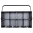 Gedore Spray can holder for 8 cans, fits Euro square perforation 10 x 38 mm, powder-coated, with carry handle - 1500 H 25-8
