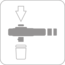 Gedore Reversible ratchet 1/2" 270 mm, 48 teeth, push-button release, 2-component handle, 31CrV3, DIN 3122, ISO 3315 - 1993 U-10 T