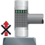 Gedore Dead blow hammer 60 mm, polyamide faces 75 Shore D, steel tube handle, 320 mm - 248 ST-60