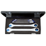 Gedore Ratcheting combination wrench set 5-piece 8-19 mm, UD profile, flat design, 31CrV3, in plastic case - 7 R-005