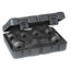Gedore Impact socket set 3/4" 8-piece 6-point 24-41 mm, phosphated, retaining ring and pin, in plastic case - K 32-008