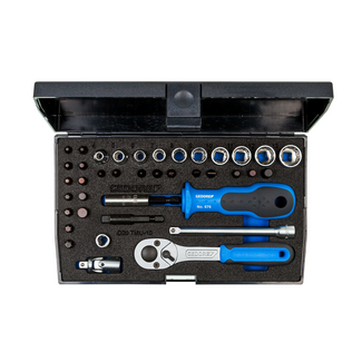 Gedore Steckschlüssel-Satz 1/4" 40-teilig 4-13 mm mit Bits
