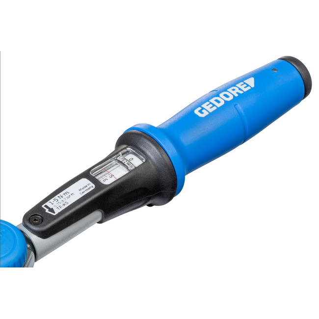 Gedore Momentsleutel Torcofix K 1/4" 1-5 Nm, omschakelbare ratel, ±3%, testcertificaat, DIN EN ISO 6789-2 - TF-K5