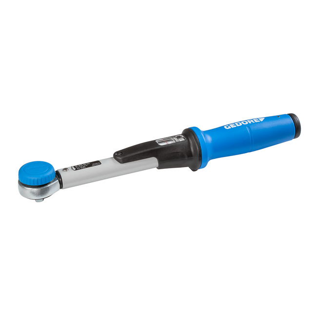 Gedore Momentsleutel Torcofix K 1/4" 5-25 Nm, omschakelbare ratel, ±3%, testcertificaat, DIN EN ISO 6789-2 - TF-K25