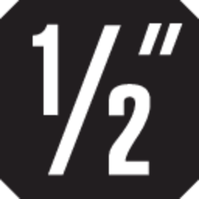 Gedore Socket set 1/2" 13 pcs hex 10-24 mm