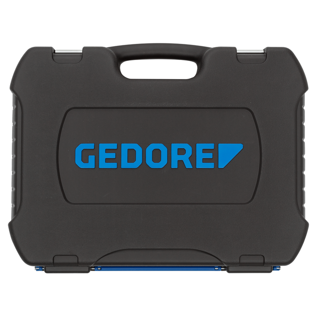 Gedore Socket set 1/4" + 1/2" 69-piece 6-point 4-32 mm, 2 ratchets, PH/PZ/Torx/XZN bits, Check-Tool case - 19 BMC 20