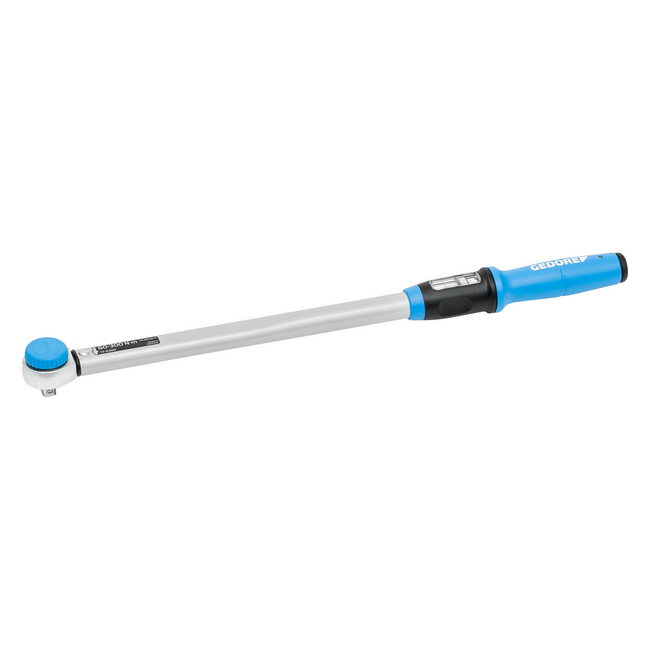 Gedore Torque wrench Torcofix K 1/2" 60-300 Nm, reversible ratchet, ±3%, test certificate, DIN EN ISO 6789-2 - TF-K300