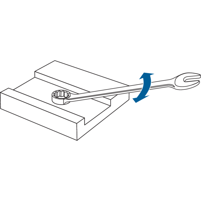 Gedore Combination spanner set extra long 12 pcs 10-32 mm